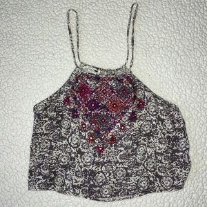 PacSun LA Hearts Boho Cropped Tank Top